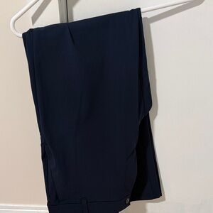 Navy Blue Trousers - LULU Slim Fit